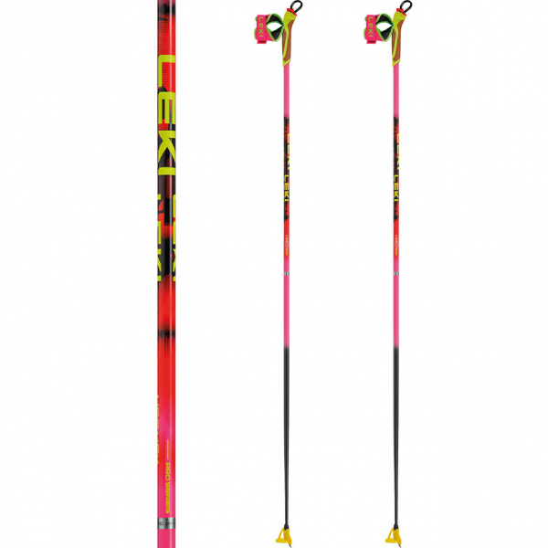 Leki WCR TBS SL 3D bright red/black/neonyellow | XSPO