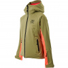 Damen Skijacke ICE acid wash olive