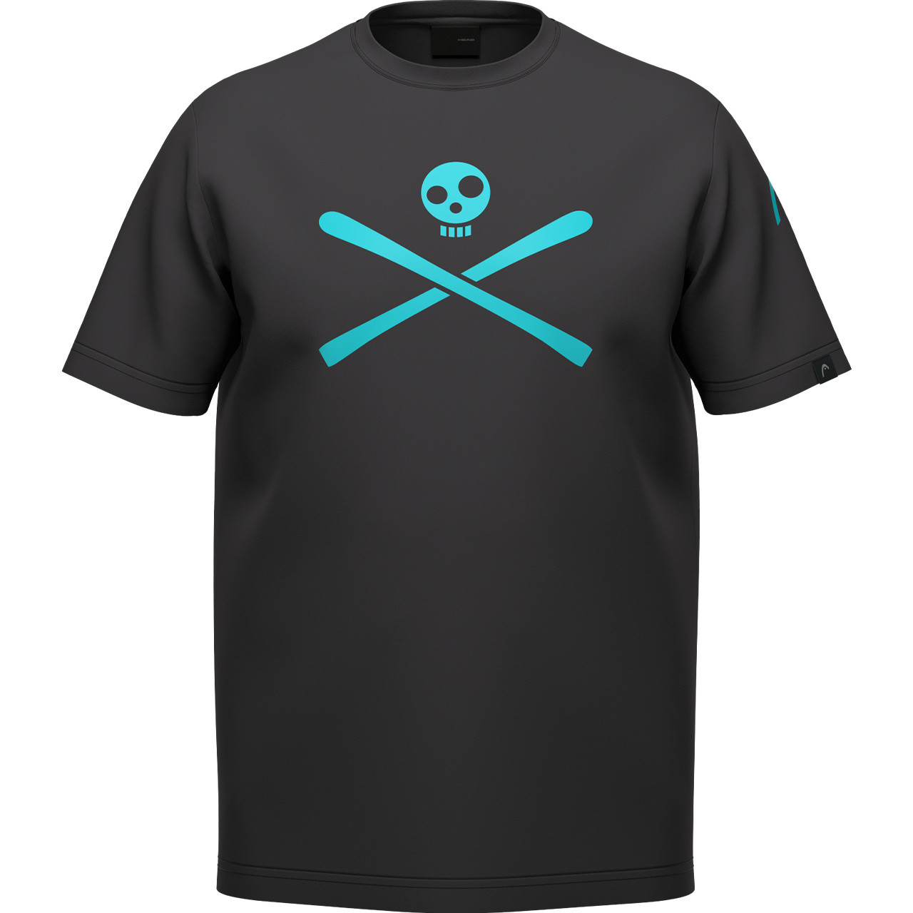 Head Kinder T-Shirt WCR black 26/27 - 140