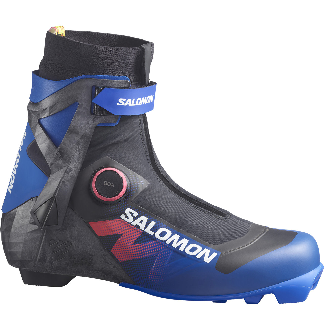 Salomon Equipe Race Skate BOA black/race blue/equipe red 26/27 - UK 10,0
