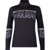 Damen gestricktes Funktionsshirt GARMISCH black/grey