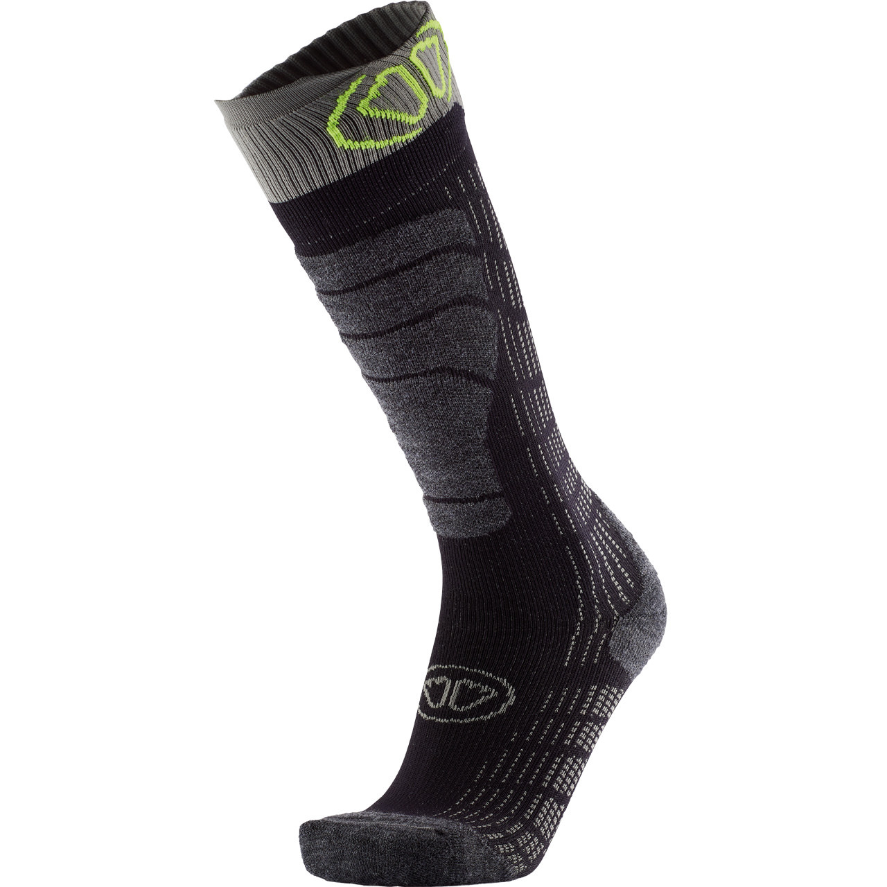Sidas Herren Ski Socken SKI COMFORT black/green - 45-47