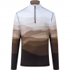 Herren Skishirt PASCAL PRINT hazelnut