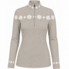Femme t-shirt de ski ALMATI stone/white