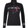Damen gestricktes Funktionsshirt ENGELBERG black/white