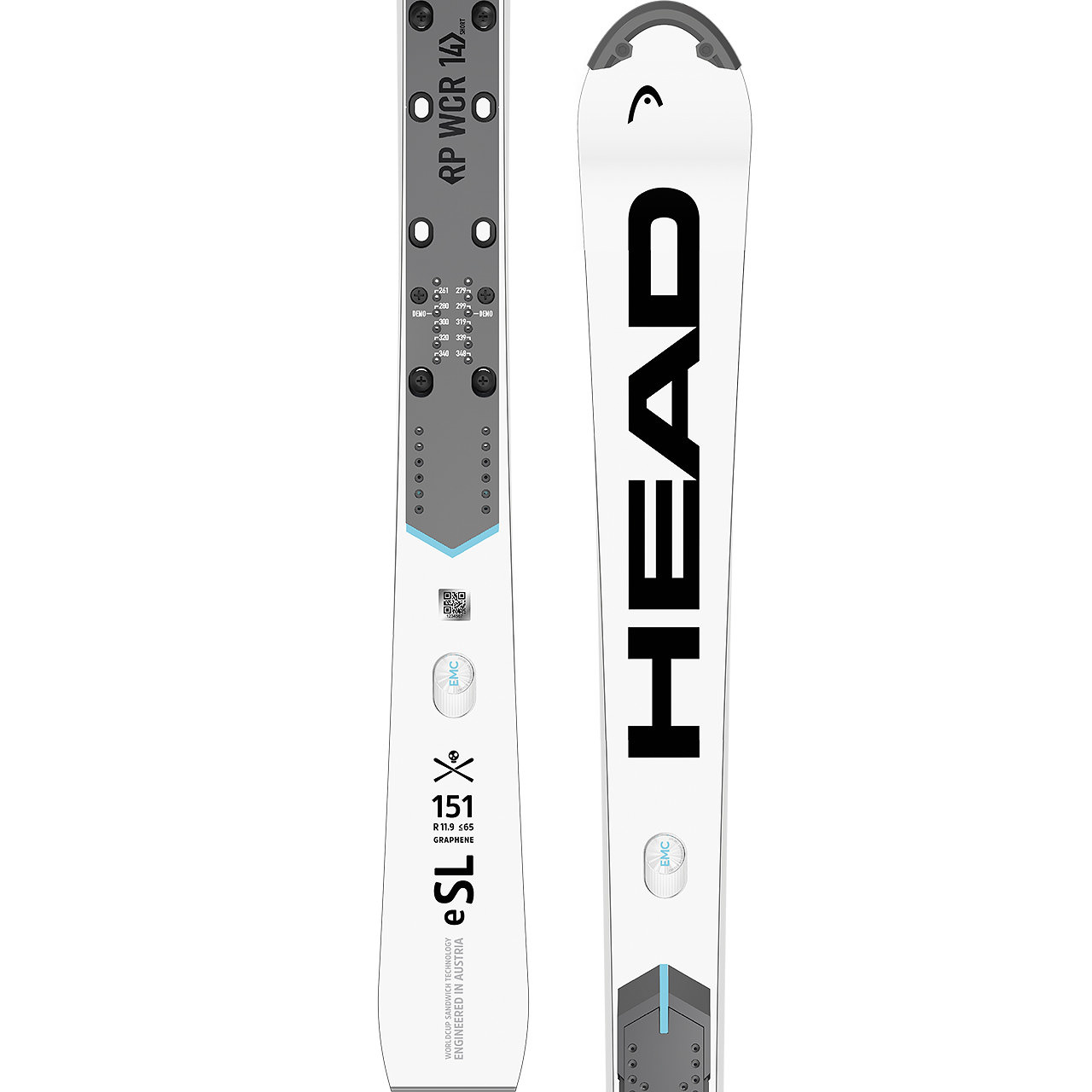Head WCR e-SL Rebel U16/U14 - 151 cm