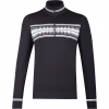 Herren gestricktes Funktionsshirt AKSHAYUK black/white