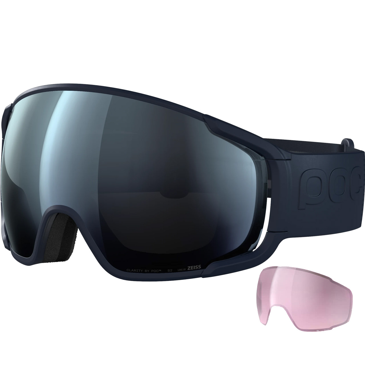 POC Zonula apatite blue/partly sunny navy blue + Ersatzscheibe