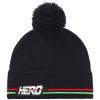 Herren Mütze HERO POMPOM black