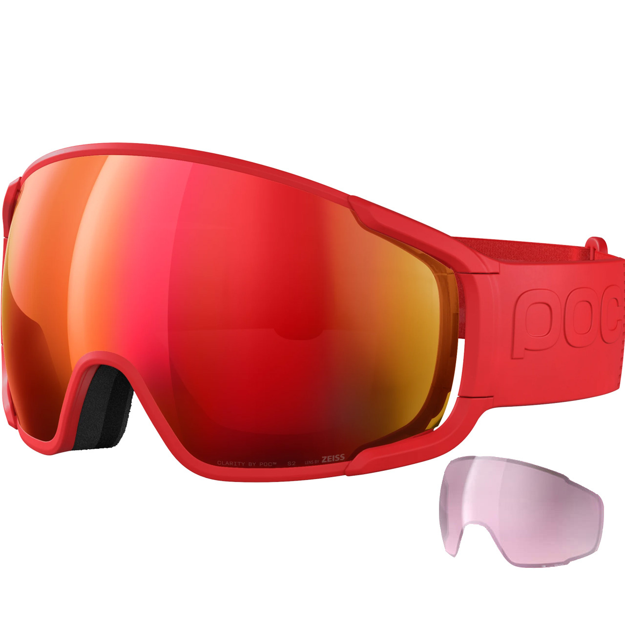 POC Zonula prismane red/partly sunny red + Ersatzscheibe