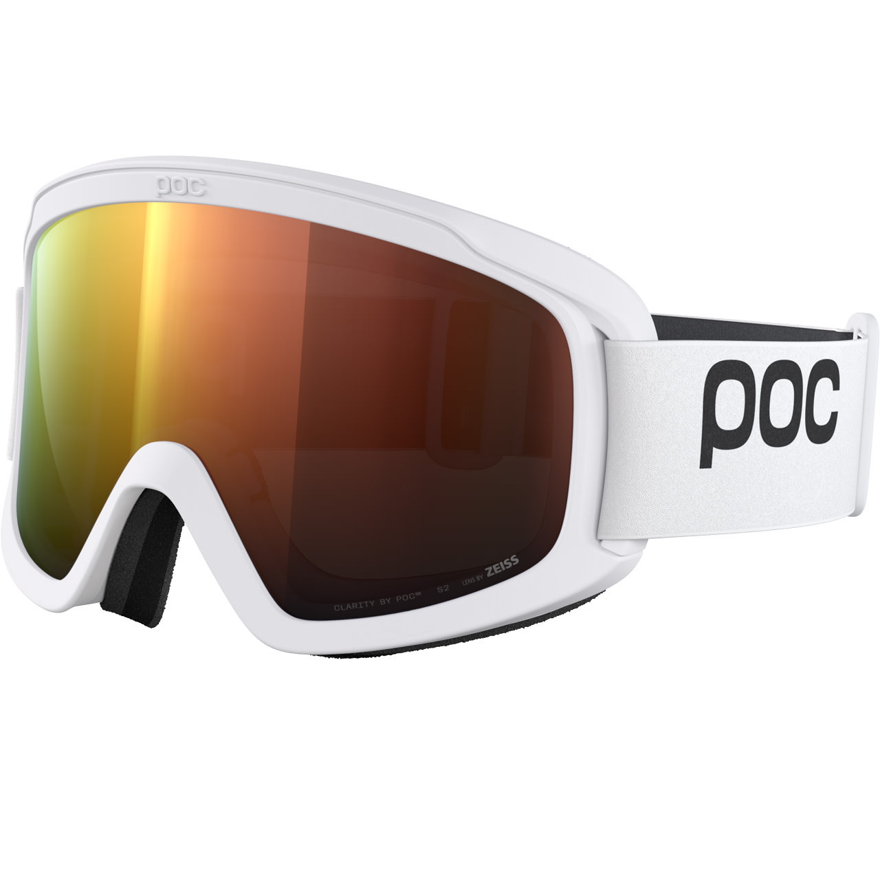 POC Opsin hydrogen white/partly sunny orange