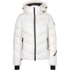 Women Ski Jacket SAELLY shiny off white