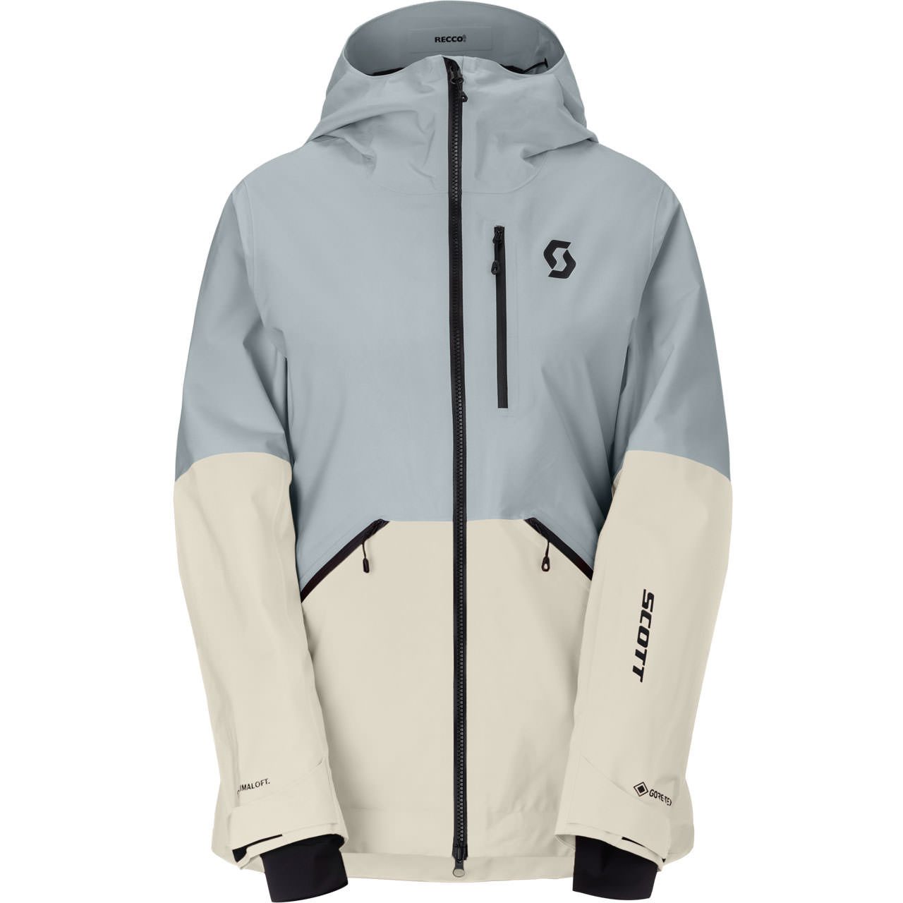 Scott Damen Skijacke VERTIC GTX 2L mist blue/latte beige - M