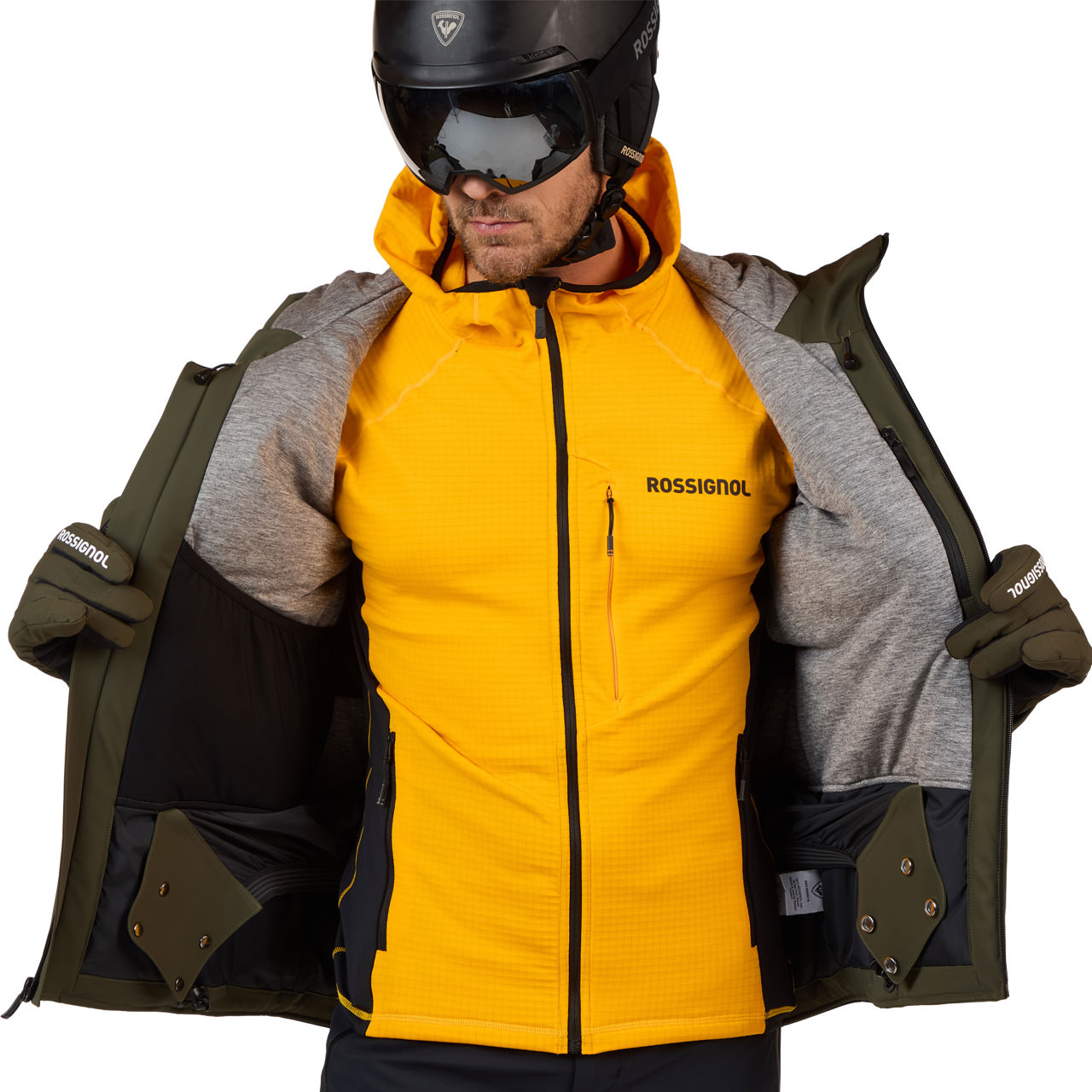 Rossignol Skiwear Men Ski Jacket CIASTEL olive shadow | XSPO
