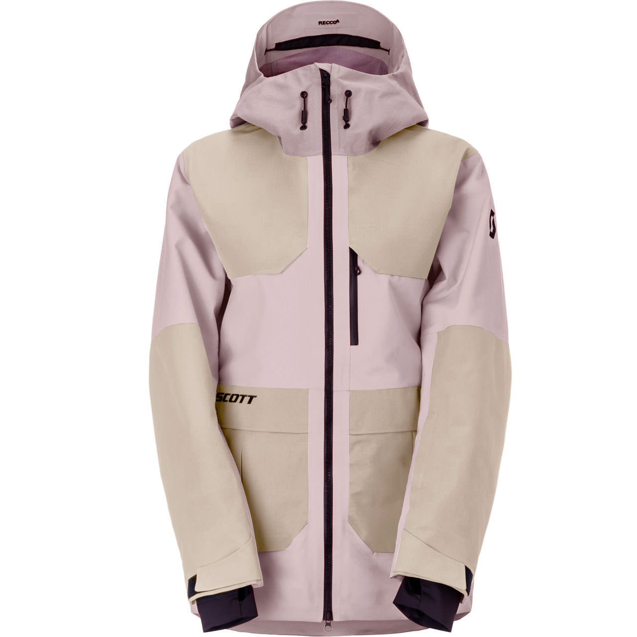 Scott Damen Skijacke VERTIC UTILITY 3L wax pink/portobello beige - S