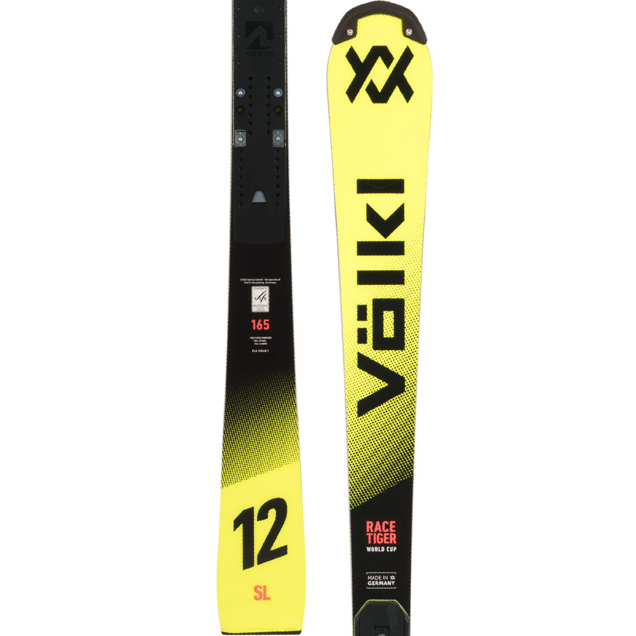 Völkl Racetiger SL R FIS WC Plate Men - 165 cm