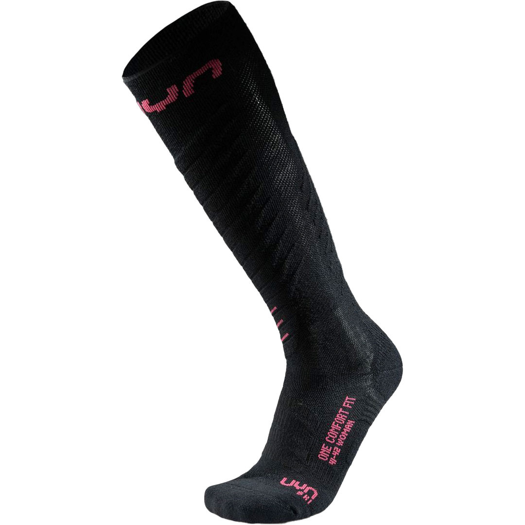 UYN Damen Skisocken COMFORT ONE black/pink - 37-38