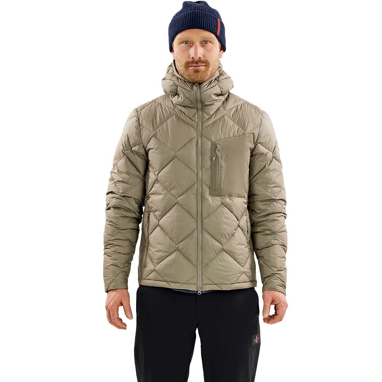 The Mountain Studio Men Down Jacket D-7 UL brindle | XSPO