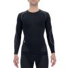 Man Long Sleeve Shirt EVOLUTYON blackboard/anthracite/white