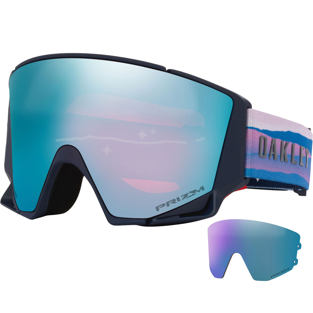 Oakley Flow Scape M Mikaela Shiffrin / Prizm Sapphire Iridium & Prizm Iced Iridium