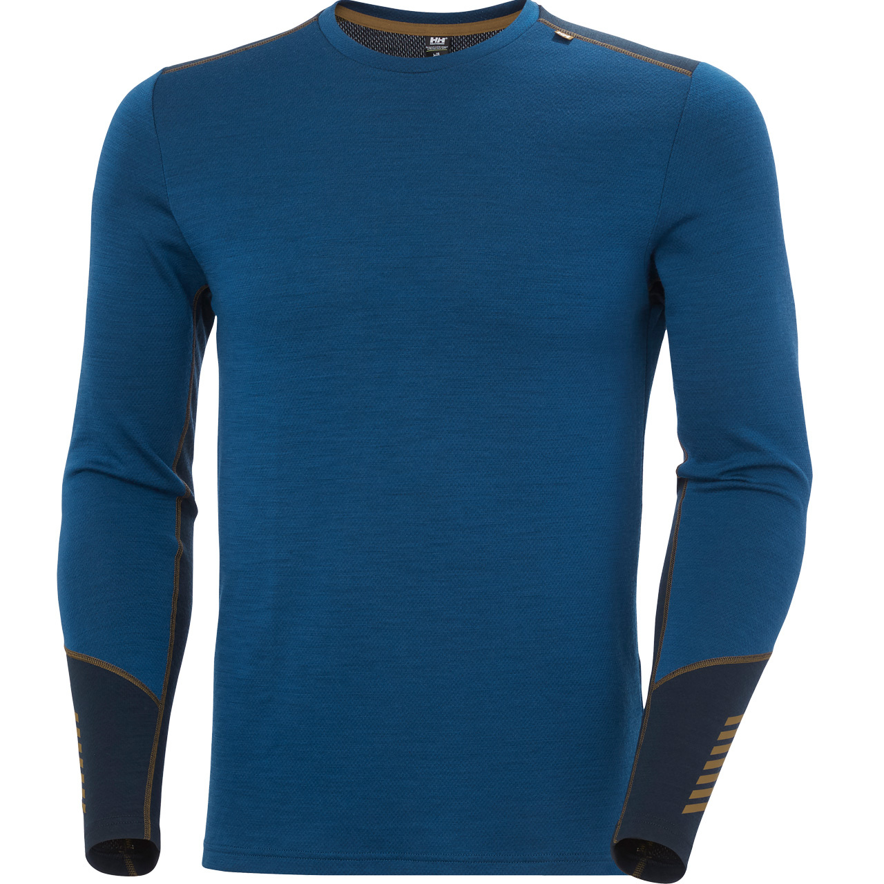 Helly Hansen Herren Langarm Shirt LIFA MERINO MIDWEIGHT CREW dark blue - M