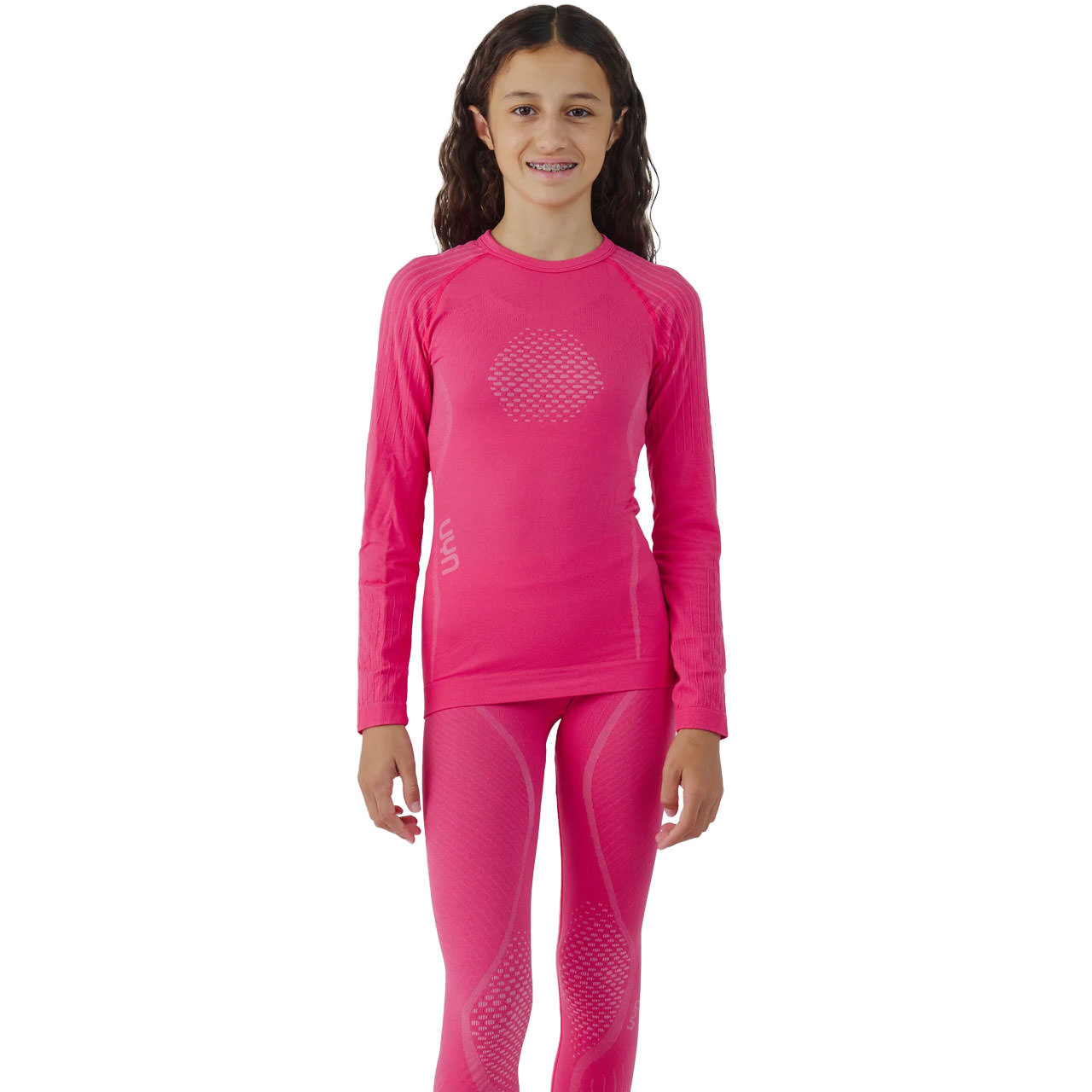 UYN Kinder Set Shirt + 3/4 Hose VISYON sweet pink - 6 / 7