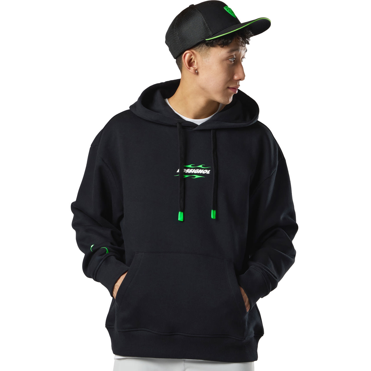 Rossignol Skiwear Hoodie SUPER PROJECT black 26/27 - M