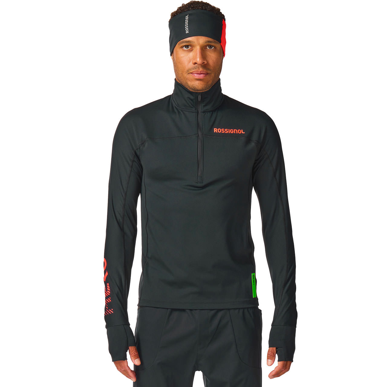 Rossignol Skiwear Herren Skishirt HERO HALF ZIP black 26/27 - M