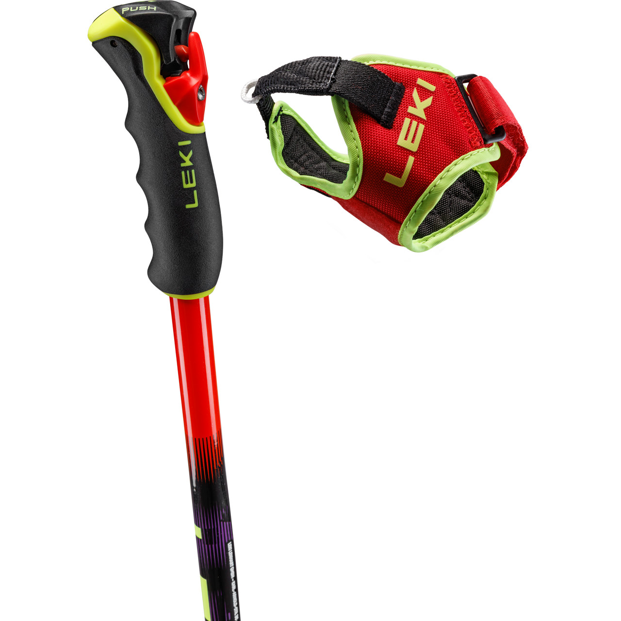 Leki WCR PRO GS TR bright red/violet/neonyellow | XSPO