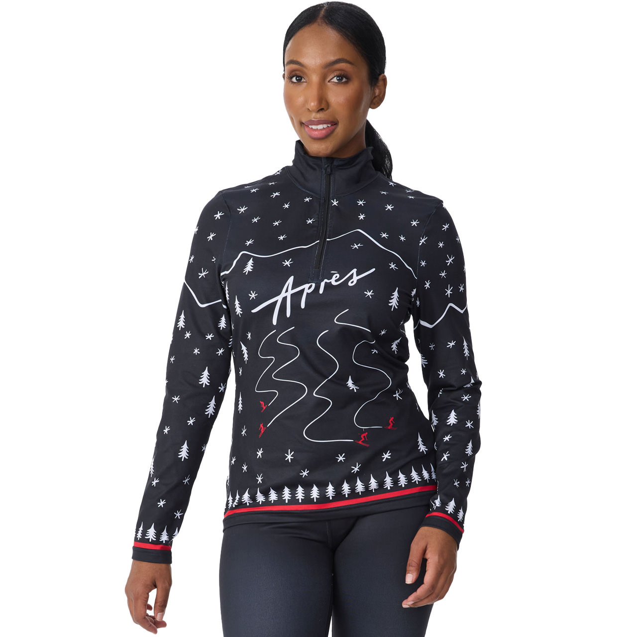 Krimson Klover Damen Skishirt WINTER APRES black 26/27 - S