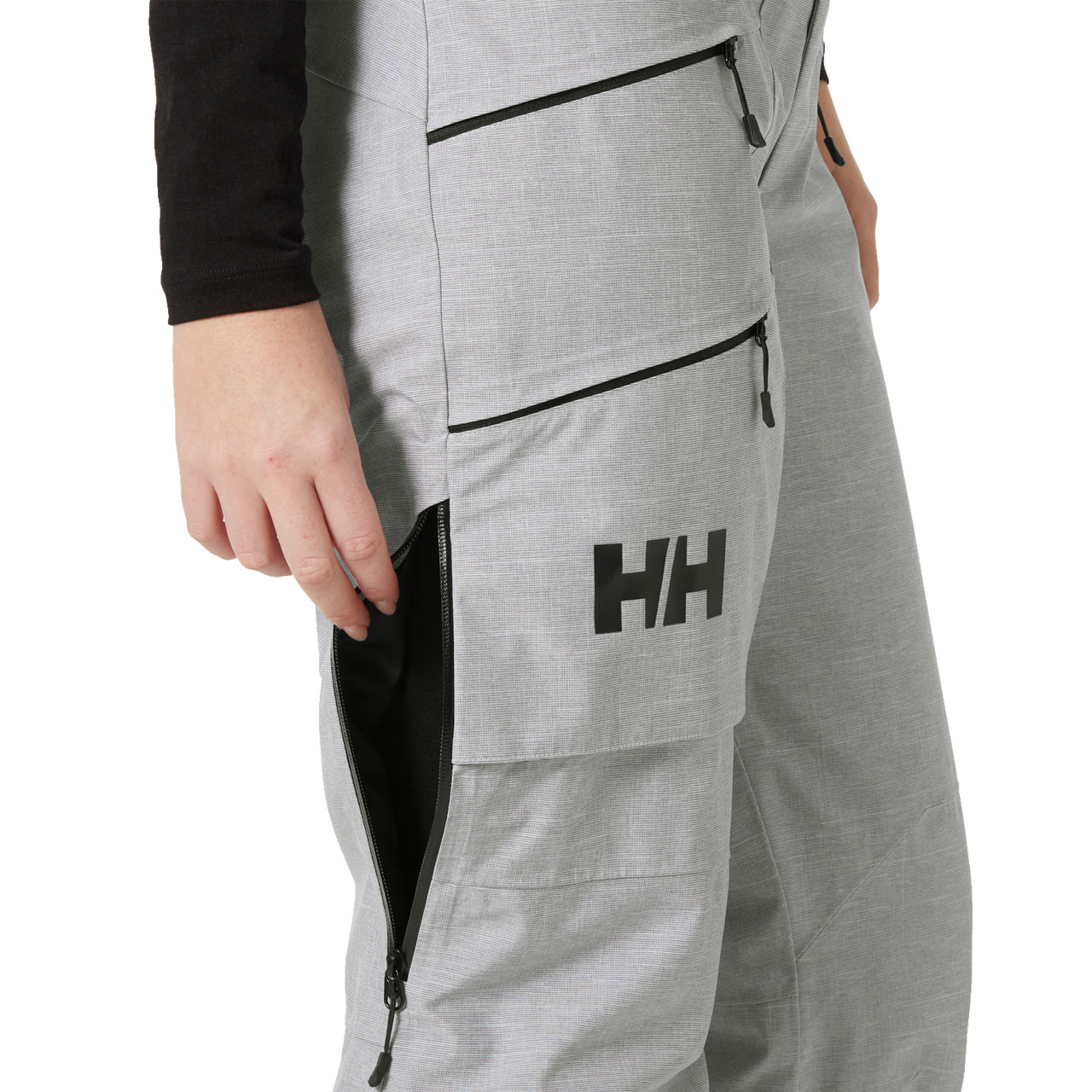 Helly Hansen 女性用 スキーウェア パンツ M グレー Helly Hansen women ski pants POWDERQUEEN grey melange | XSPO
