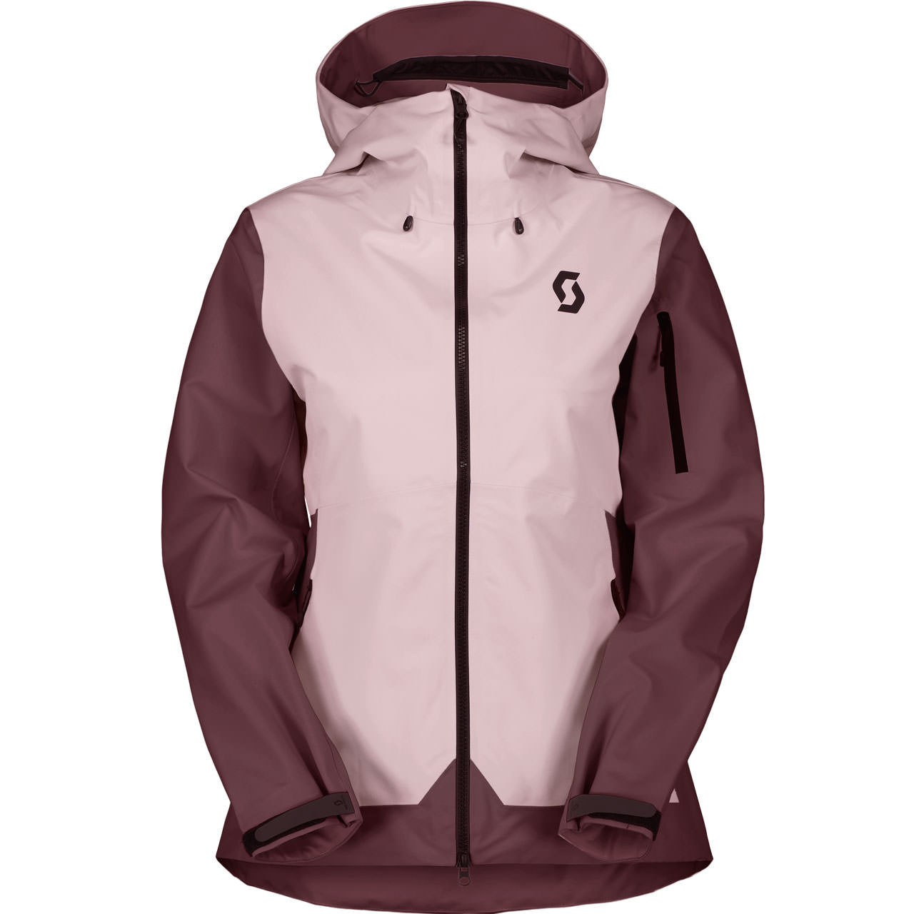 Scott Damen Skijacke EXPLORAIR 3L wax pink/cocoa red - L