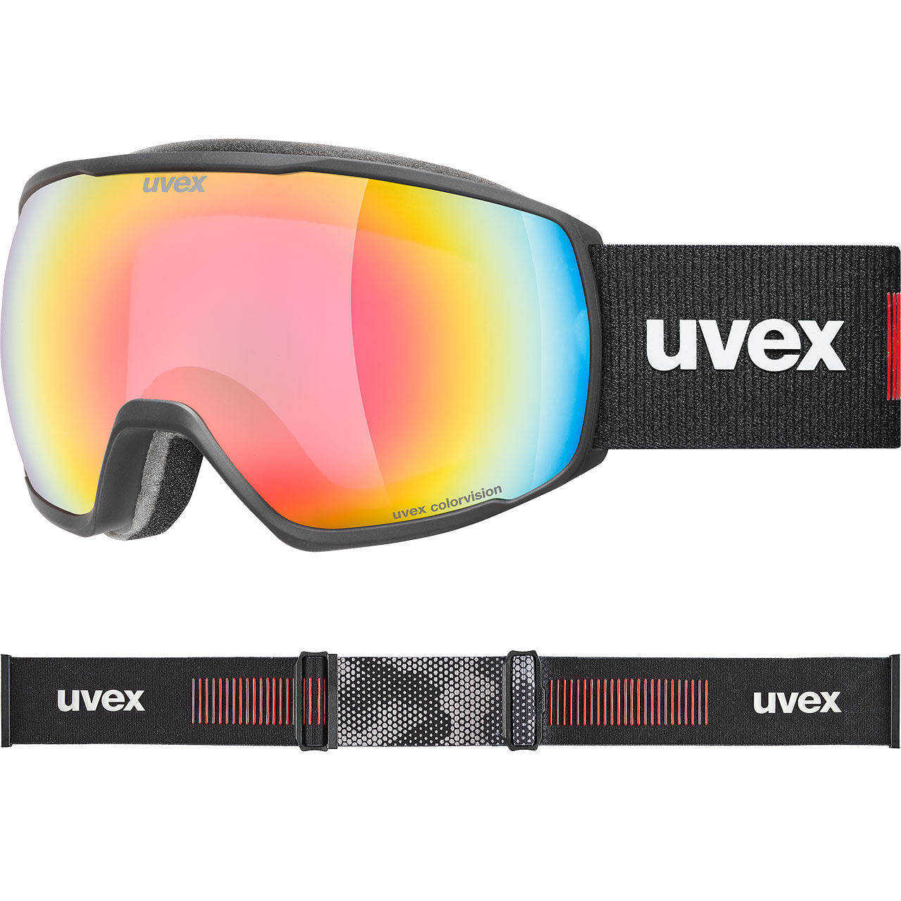 Uvex Victorious CV black matt / mirror red
