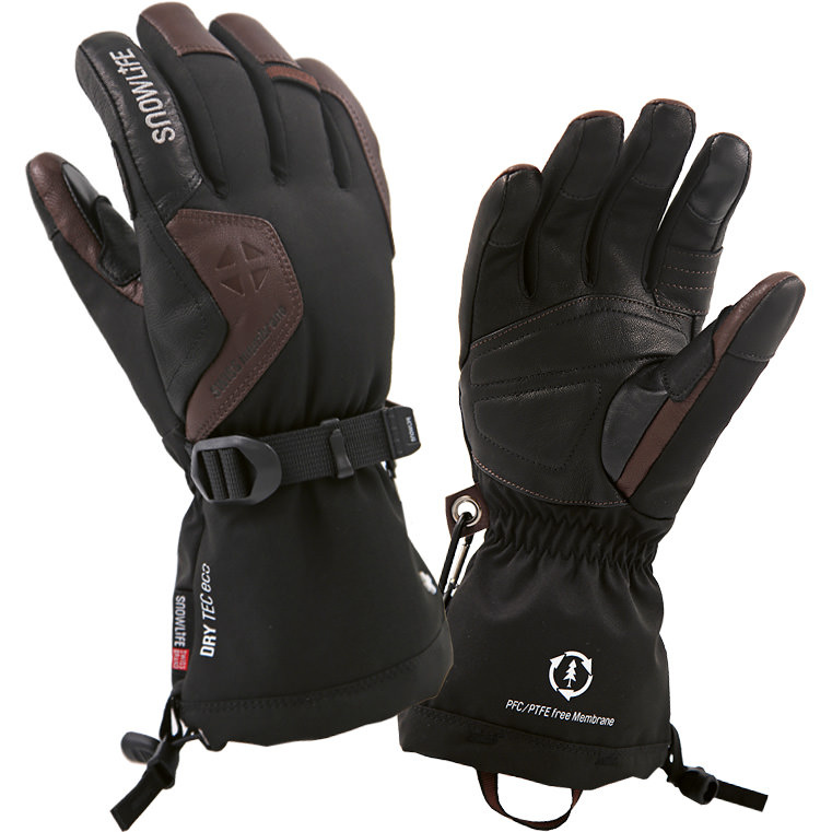 Snowlife Herren Handschuh CAPRICORN DT ECO black/brown - XL = 10