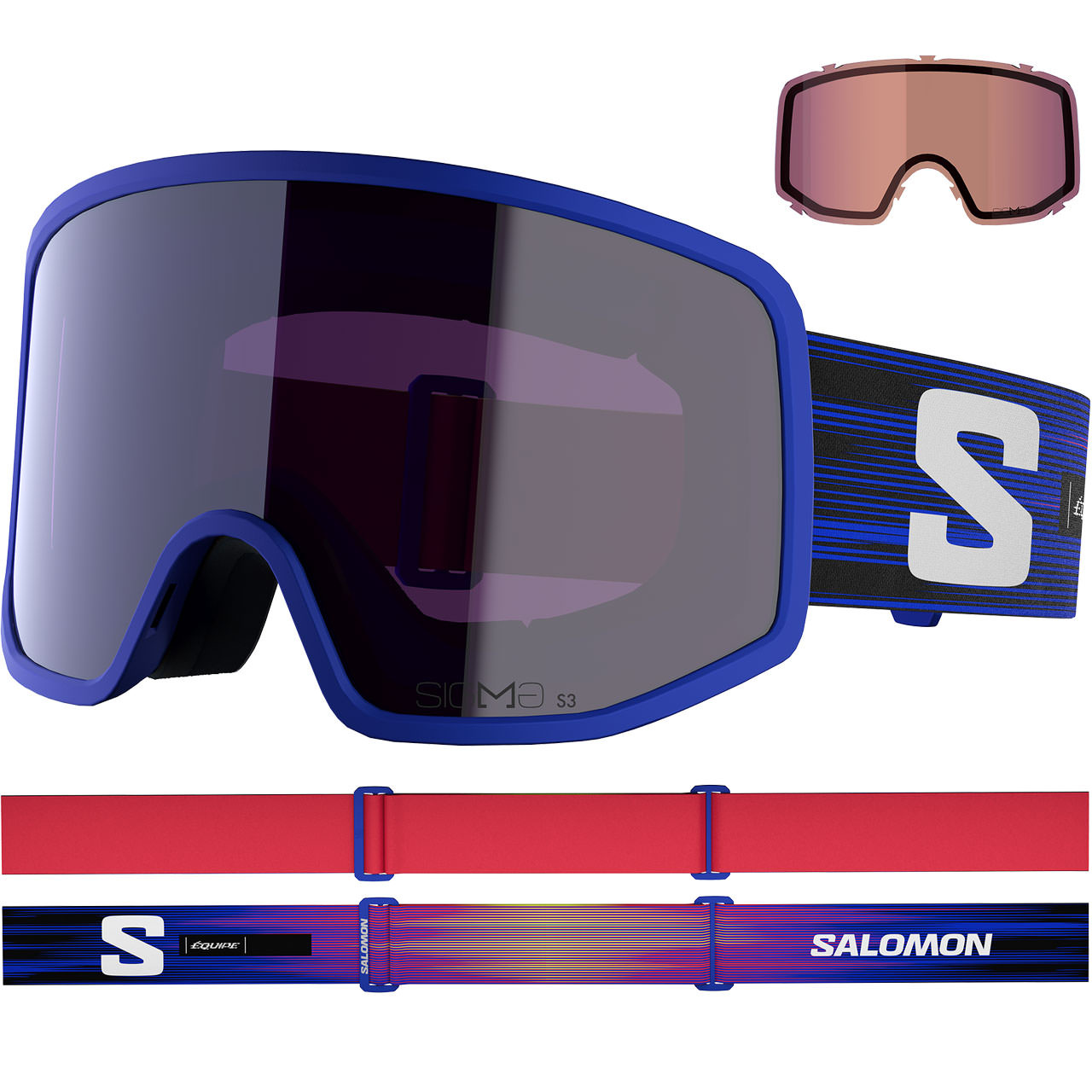 Salomon Sentry Pro S Sigma equipe blue + Ersatzscheibe 26/27