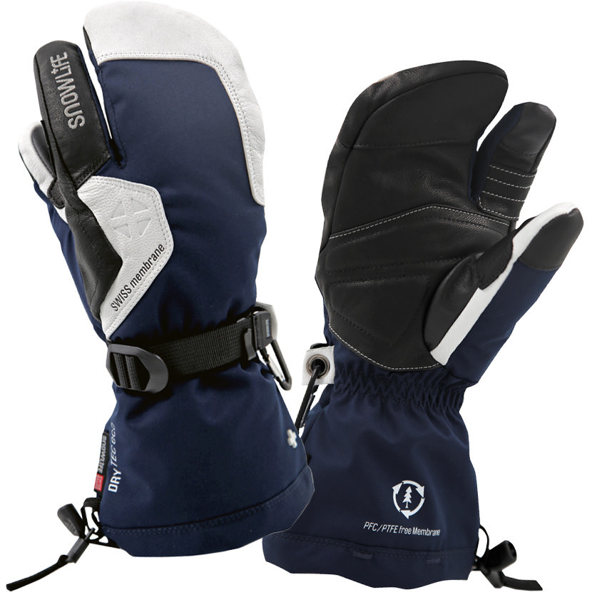 Snowlife Herren 3 Finger CAPRICORN DT ECO navy/white/black - S = 8