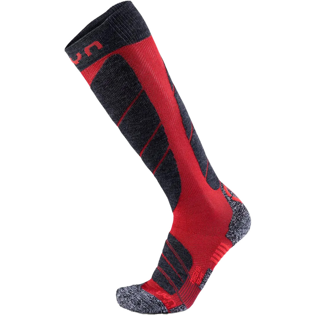 UYN Herren Skisocken MAGMA dark red/anthracite