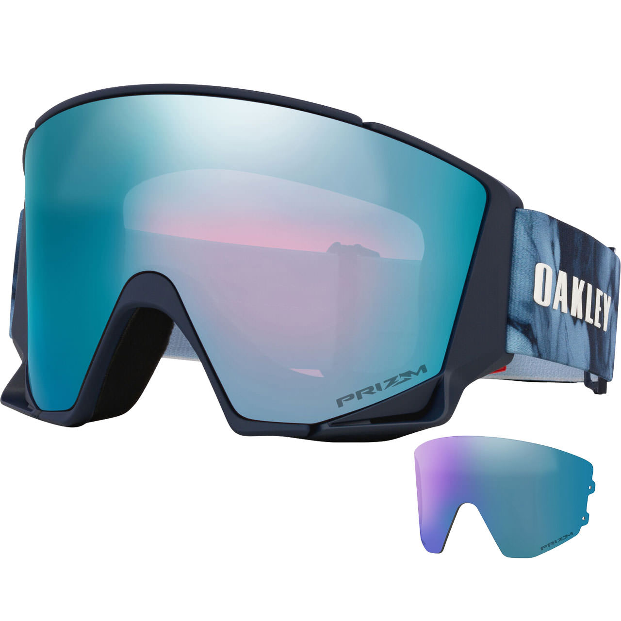 Oakley Flow Scape L Aleksander Kilde Signature / Prizm Sapphire Iridium + Ersatzscheibe