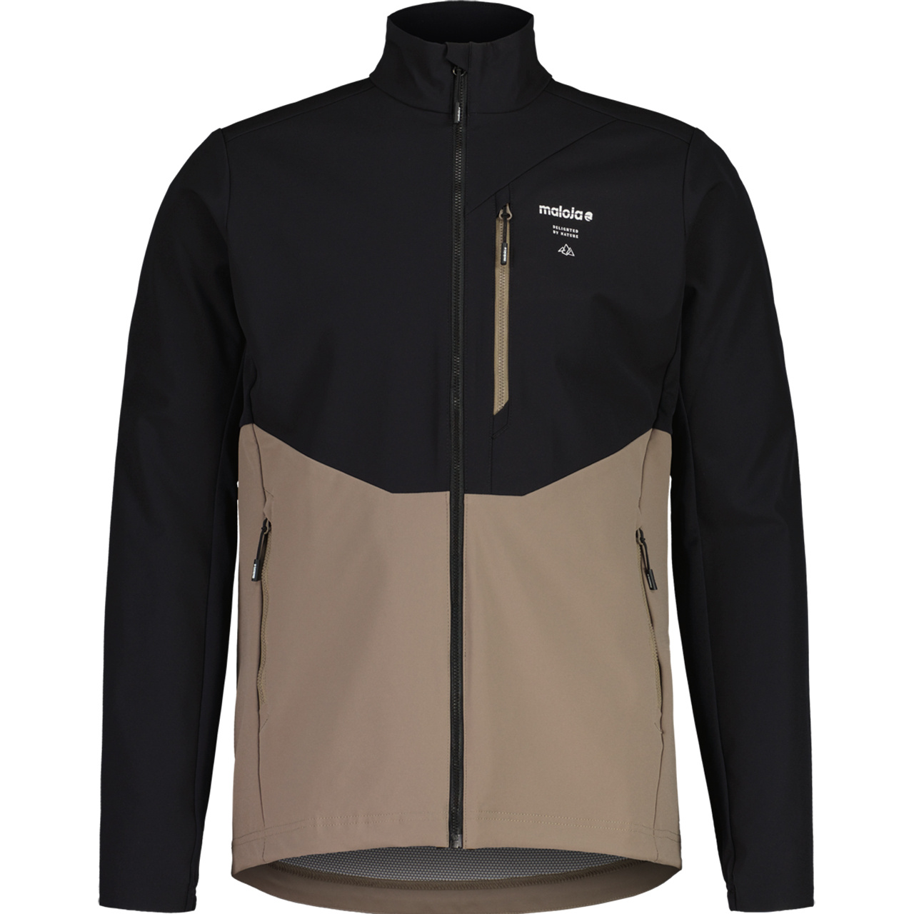 Maloja Herren Langlaufjacke ALPELm deep black multi 26/27 - L