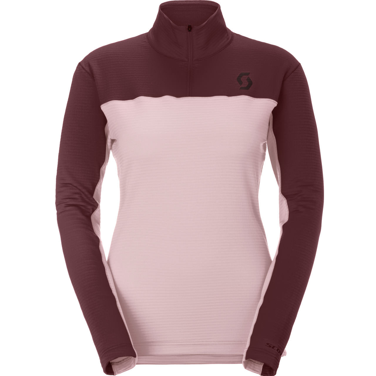 Scott Damen Skishirt DEFINED LIGHT wax pink/cocoa red - S