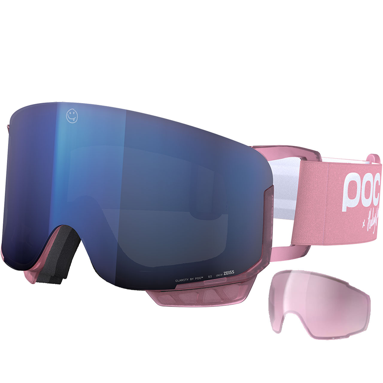 POC Nexal Hedvig Wessel Edition piggtind pink/partly sunny azure + Ersatzscheibe