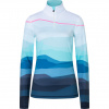 Damen Skishirt ILVY PRINT snow blue