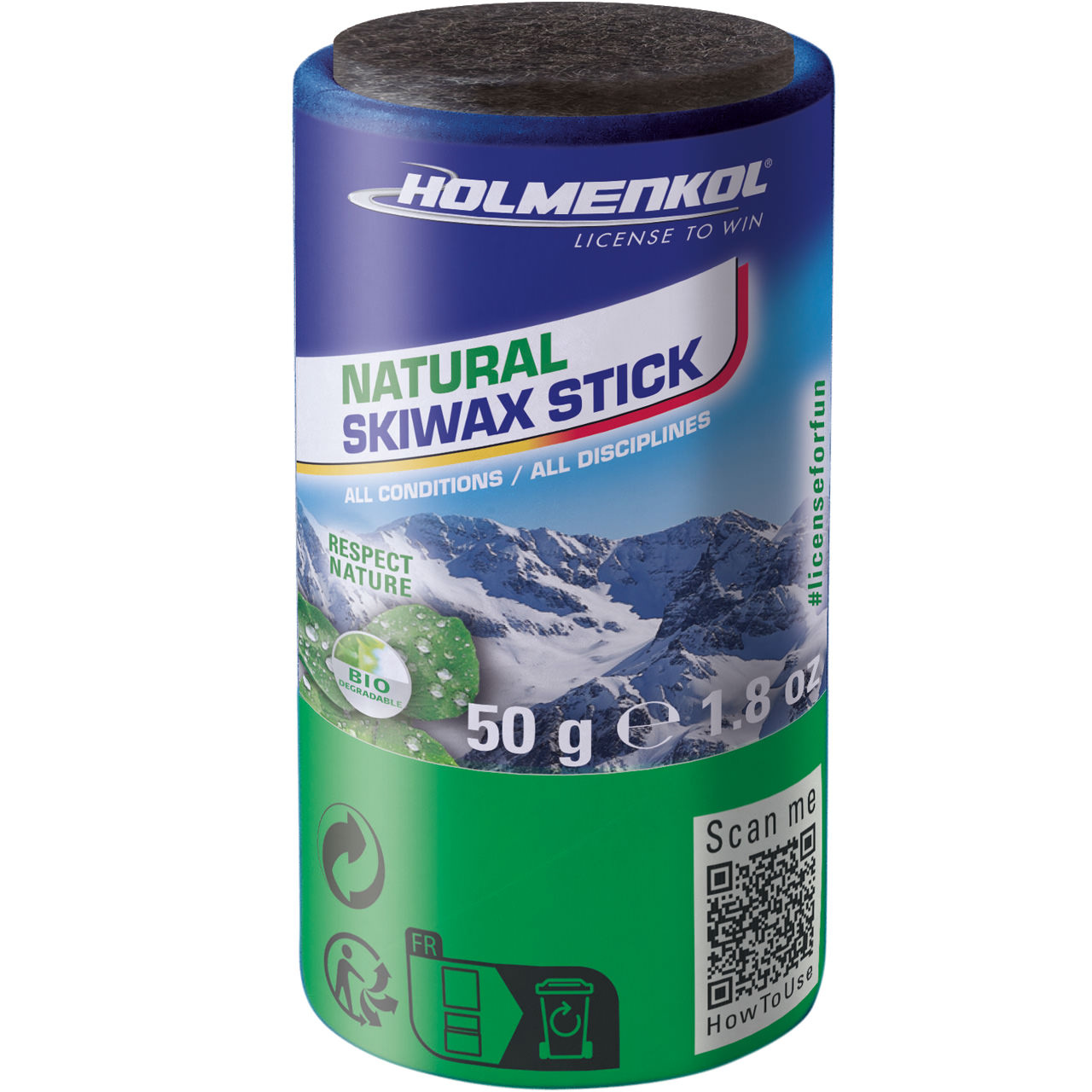 Holmenkol Natural Skiwax Stick (50 g)