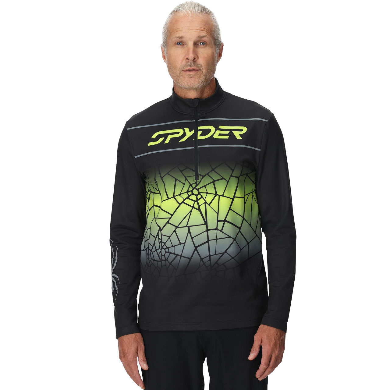 Spyder Herren Half Zip PODIUM lime - M