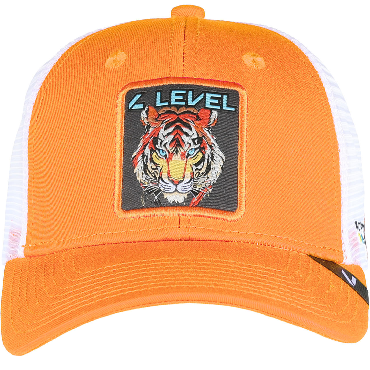 Level Cap Mesh TIGER orange
