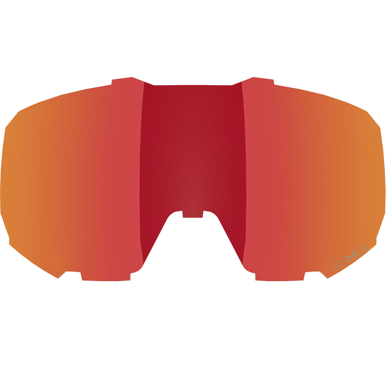 Salomon Osmo Sigma poppy red Austauschvisier - M = 56 - 59 cm