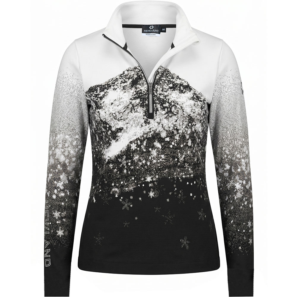 Newland Damen gestricktes Funktionsshirt NEIGE black/white 26/27 - S