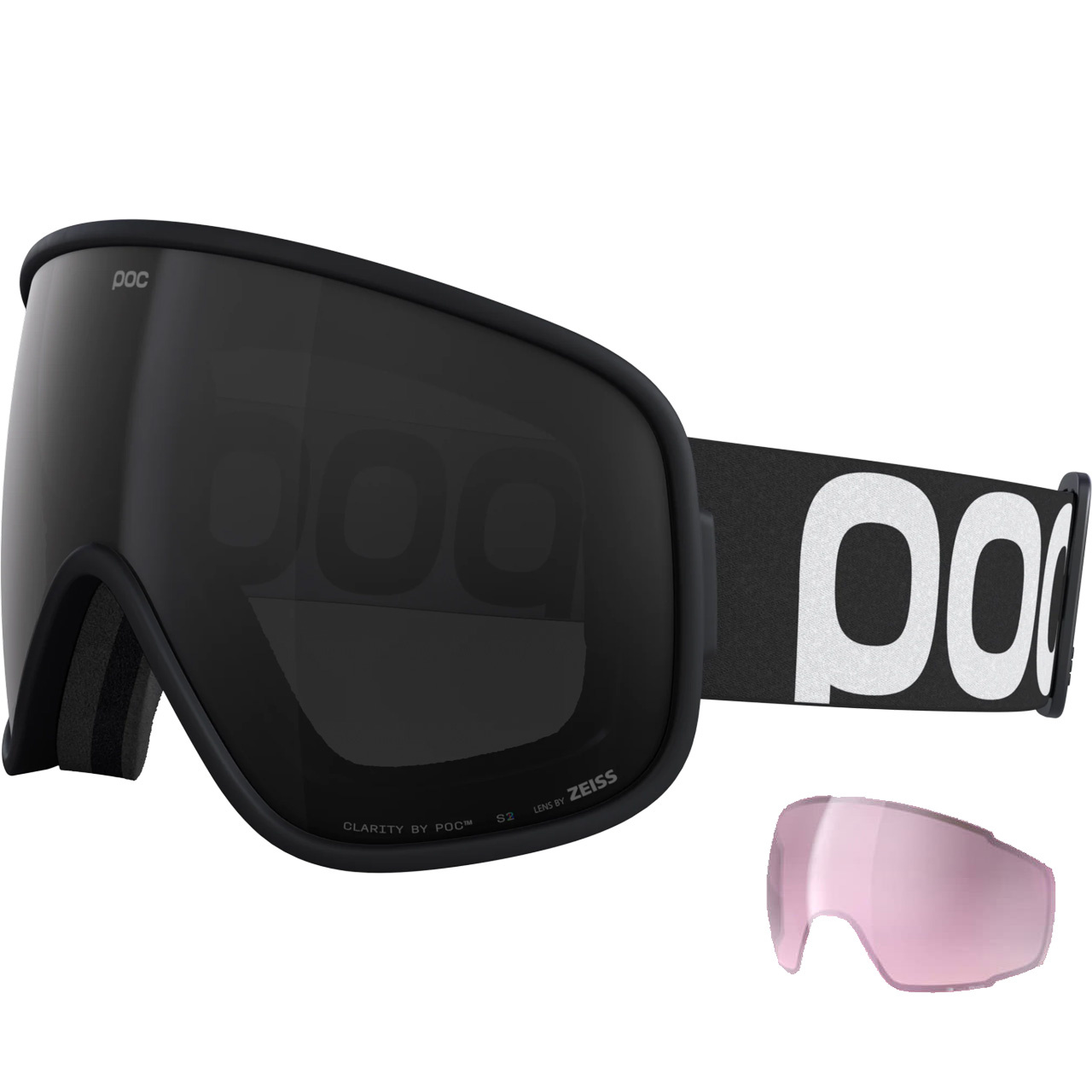 POC Vitrea Mid uranium black/partly sunny grey + Ersatzscheibe