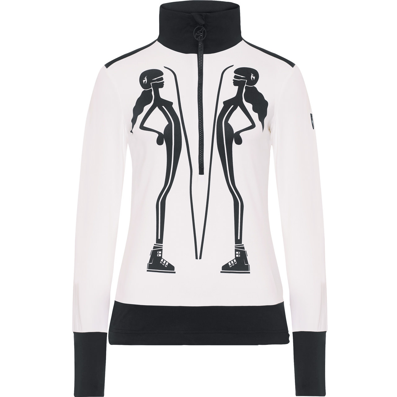 Toni Sailer Damen Skishirt MARYLOU black 26/27 - 36