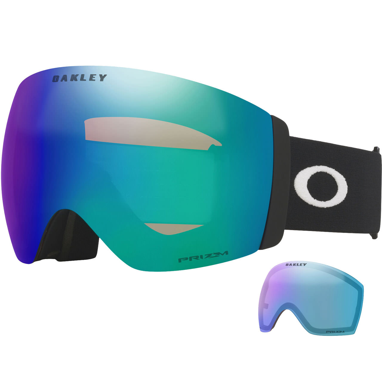 Oakley Flight Deck Pro L matte black / Prizm Argon Iridium + Ersatzscheibe 26/27